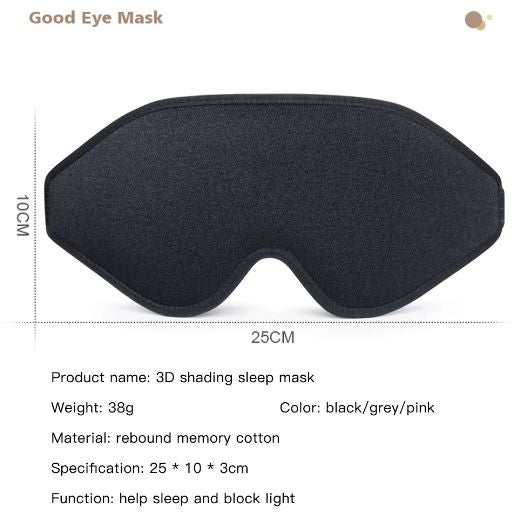 3D Memory Foam Sleep Mask