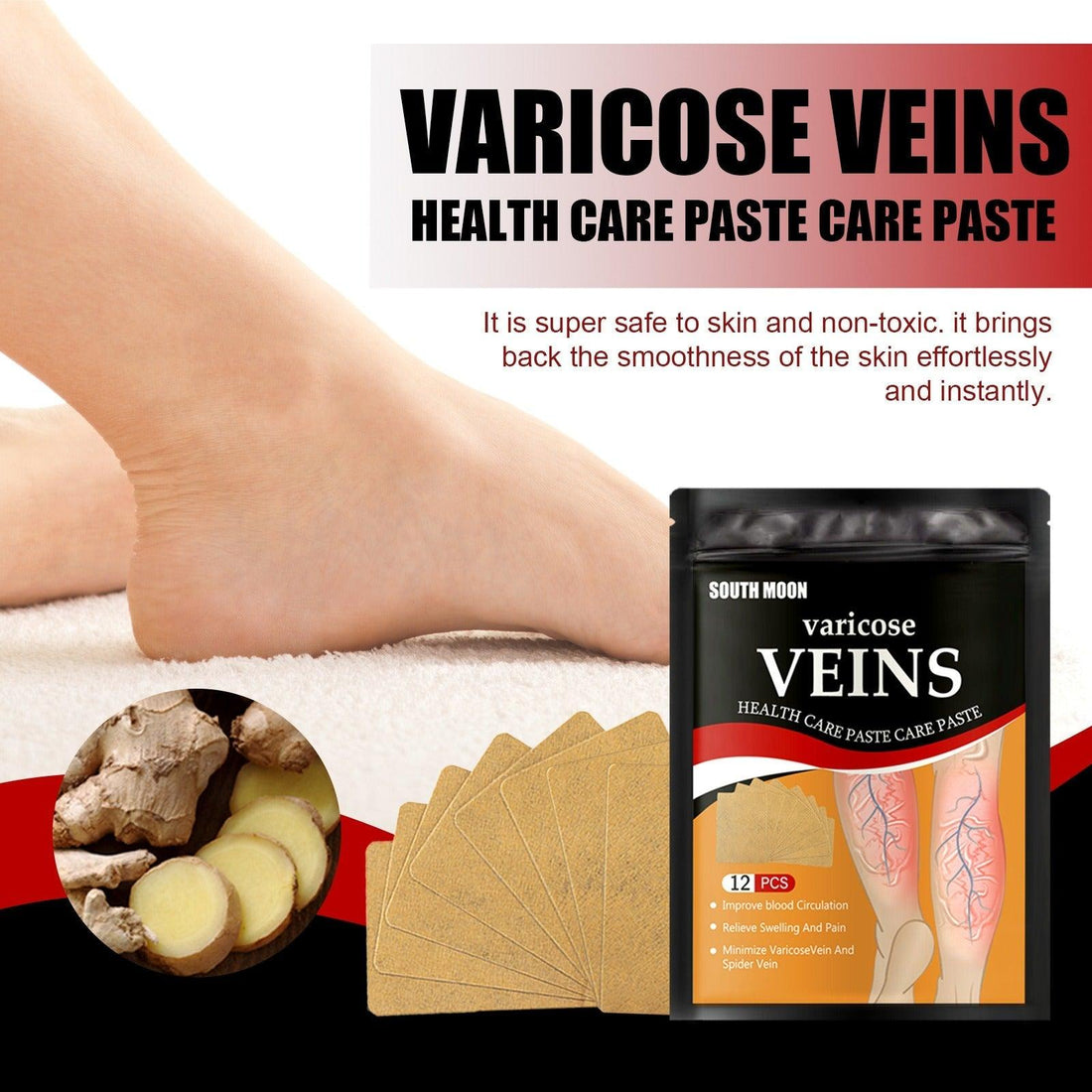 Instant Varicose Veins Relieve Patch - Calmady